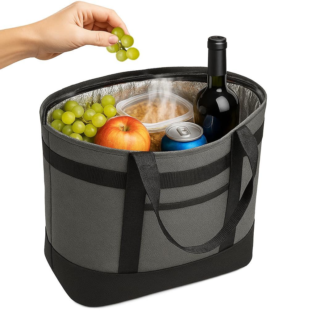 Large Insulated Cooler Tote