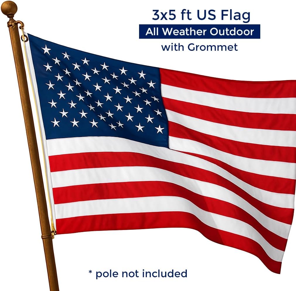 American Flag — Heavy-Duty 100% Polyester